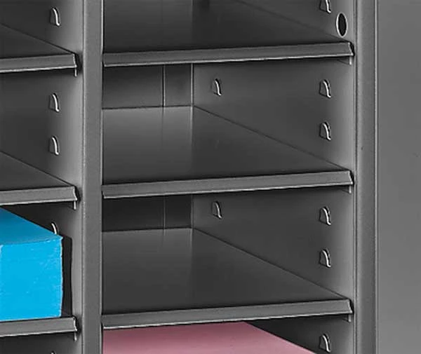 Tennsco Shelves, Legal Size, Black, PK5