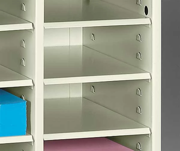 Tennsco Shelves, Legal Size, Putty, PK5