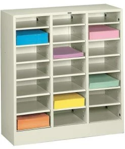 Tennsco Literature Sorter 21 Compartments, 30-5/8"W x 11-1/2"D