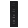 Hirsh 28-1/2" W 4 Drawer File Cabinet, Black, Letter