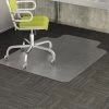 Deflecto Chair Mat, Traditional Lip, Clear, Straight