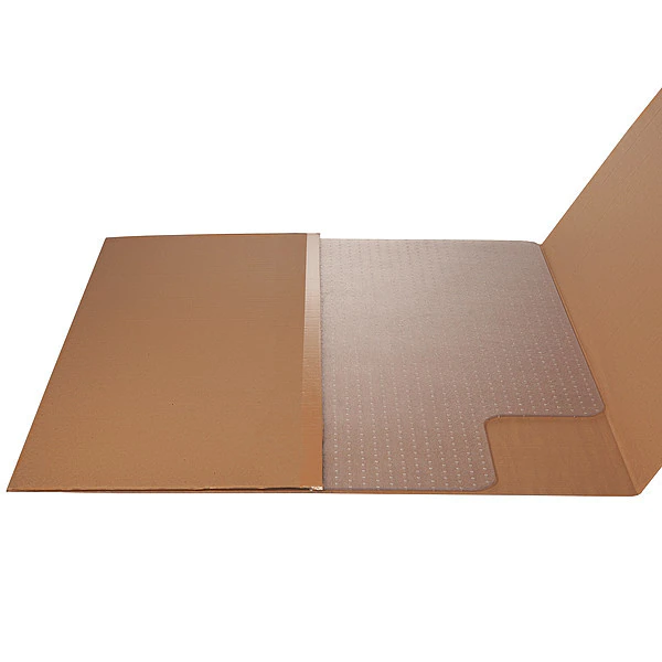 Deflecto Chair Mat, Traditional Lip, Clear, 36u0022x48u0022 - Image 3