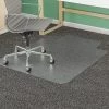 Deflecto Chair Mat, Traditional Lip, Clear, 45u0022x53u0022
