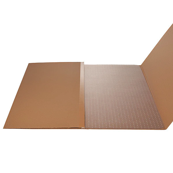 Deflecto Chair Mat, Rectangular, Clear, 46u0022 x 60u0022 - Image 2
