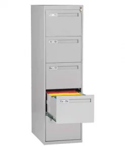 Tennsco 17-15/16" W 5 Drawer Light Gray, Legal