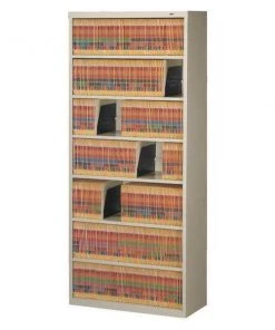 Tennsco Fixed Shelf File, Putty