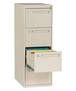 Tennsco 17-15/16" W 4 Drawer Putty, Legal