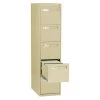 Tennsco 14-15/16" W 5 Drawer Sand, Letter