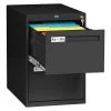 Tennsco 17-15/16" W 2 Drawer Black, Legal