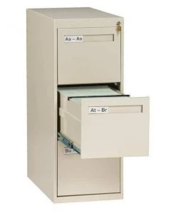 Tennsco 14-15/16" W 3 Drawer Putty, Letter