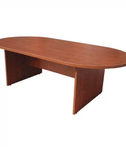 Boss Race Track Conference Table, 35" D, 71" W, 29-1/2" H, Cherry, Wood