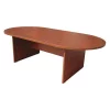Boss Race Track Conference Table, 43" D, 95" W, 29-1/2" H, Cherry, Wood