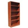 Boss Bookcase, Cherry, 14" Depth, 65-1/2" H