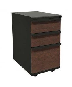 Zapf 15" W Mobile Ped, Box File, 19u0022, Dark Neutral