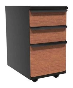 Zapf 15" W Mobile Ped, Box File, 23in, Dark Neutral