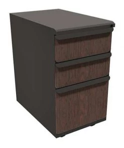 Zapf 15" W Mobile Ped, Box File, 23in, Dark Neutral