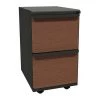 Zapf 15" W Mobile Ped, File, 23u0022, Dark Neutral