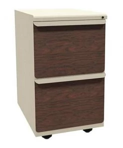 Zapf 15" W Mobile Ped, File, 23u0022, Pumice