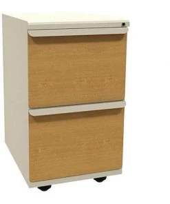 Zapf 15" W Mobile Ped, File, 23u0022, Pumice