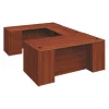 Hon Pedestal Desk, 36" D, 72" W, 29-1/2" H, Cognac, Particle Board