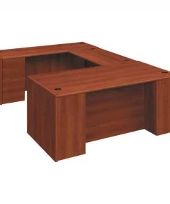 Hon Pedestal Desk, 36" D, 72" W, 29-1/2" H, Cognac, Particle Board