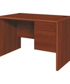 Hon Office Desk, 30" D, 48" W, 29-1/2" H, Cognac, Particle Board