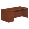 Hon Pedestal Desk, 36" D, 72" W, 29-1/2" H, Cognac, Particle Board