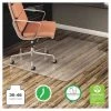 Deflecto Chair Mat 36"x48", Traditional Lip Shape, Clear, for Hard Floor