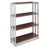 Linea Italia. Bookcase, 3 Shelf, 43.3", Mocha