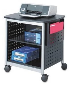 Safco Scoot Printer Stand, Black