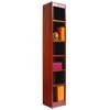 Alera Narrow Bookcase, 6Shelf, 12x72", Cherry