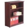 Alera Valencia Bookcase, 3 Shelf, Mahogany