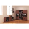 Alera Valencia Bookcase, 6 Shelf, Cherry