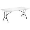 Alera Rectangle Folding Table, 72" W, 29.63" L, 29.25" H, White Top, Resin