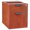 Alera 15-5/8" W 2 Drawer Valencia Pedestal, 3/4 Box/File, Cherry