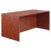 Alera Straight Front Desk, 29-1/2" D, 65" W, 29-1/2" H, Medium Cherry, Woodgrain Laminate