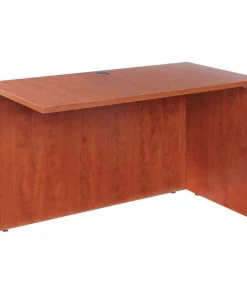 Alera Desk Shell, 23-5/8" D, 47-1/4" W, 29-1/2" H, Medium Cherry, Woodgrain Laminate