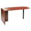 Alera Straight Front Desk, 35-1/2" D, 71" W, 29-1/2" H, Medium Cherry, Woodgrain Laminate