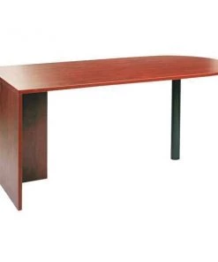 Alera Straight Front Desk, 35-1/2" D, 71" W, 29-1/2" H, Medium Cherry, Woodgrain Laminate