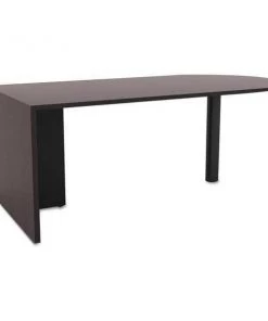 Alera Straight Front Desk, 35-1/2" D, 71" W, 29-1/2" H, Espresso, Textured Woodgrain Laminate