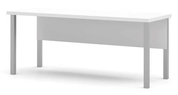Bestar Rectangle Table Desk, 29.5" X 71.1" X 29.9", Laminate Top, White