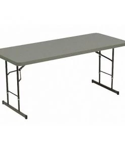 Iceberg Rectangle IndestrucTableÂ® Commercial Folding Table, Charcoal - 30" x 60", 30" W, 72" L, 35" H