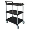 Zoro Select Cart, 47-1/4 in. Hx32-5/8 in. W, Black
