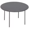 Iceberg Round IndestrucTableÂ® Classic Folding Table, Charcoal - 60" Round, 60" W, 29" H, Charcoal