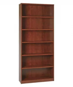 Office Star Bookcase, 36" Wx12" Dx84" H, Cherry