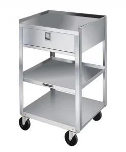 Lakeside Stainless Steel Equipment Stand, 1 Drawer, 3 Shelves-300 lb Capacity
