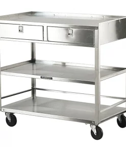 Lakeside Stainless Steel Equipment Stand, (2)Drawers, (3)Shelves-500 lb Capacity