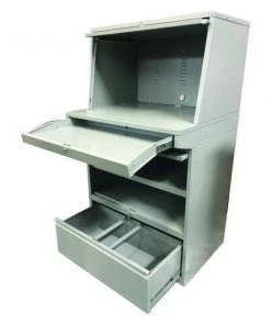 Zoro Select Computer Enclosure, 35" Overall W., Steel