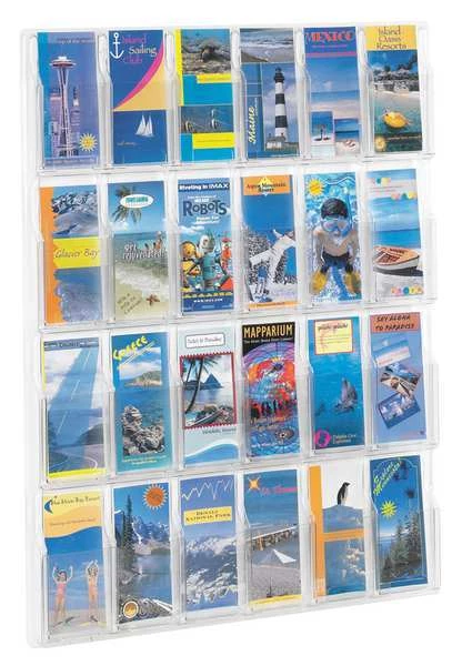 Safco Pamphlet Display, Clear