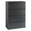 Hirsh 36" W 4 Drawer Lateral File Cabinet, Charcoal, Letter